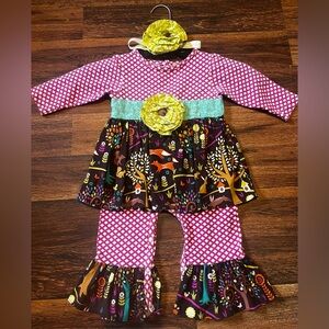 RicRac & Ruffles Fall Romper